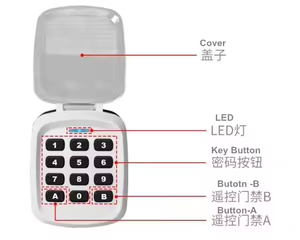 High Quality Universal Waterproof Plastic <strong>Keyboard</strong> Copier 280-870 MHz Fixed and Rolling <strong>Code</strong> Remote <strong>Controls</strong> - Product Image 4