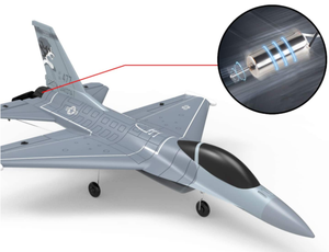 4-CH RC uçak 2.4GHz RC Jet F-16 uçak RTF RC hobi uçak - Product Image 2