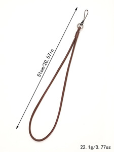 אופנה pu עור lanyard טלפון נייד תלוי רצועה ארוכה תג עור חבל מצלמה אנטי לאבד שרשרת פשוטה