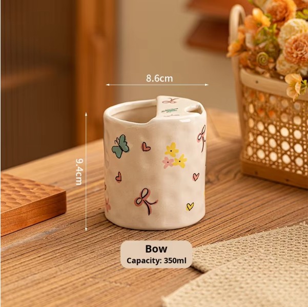 Tasse à café colorée de 3,5 pouces - Papillon