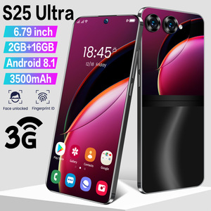 Android 8.1 cep telefonu S25UItra 6.79 inç yüksek çözünürlüklü ekran cam arka kapak ucuz 3G cep telefonu 2GB + 16GB akıllı telefon - Product Image 6