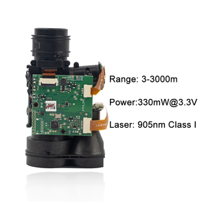 Sensore Laser 3000m Arduino ToF sensore Laser gamma lente di vetro più piccolo punto luminoso