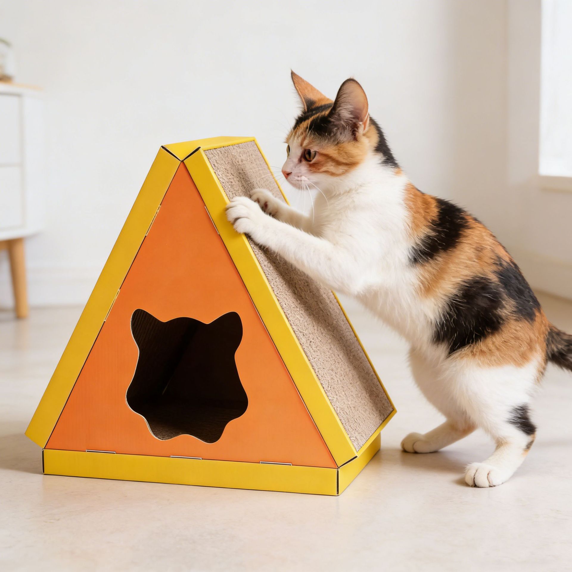 Custom cat scratching boards