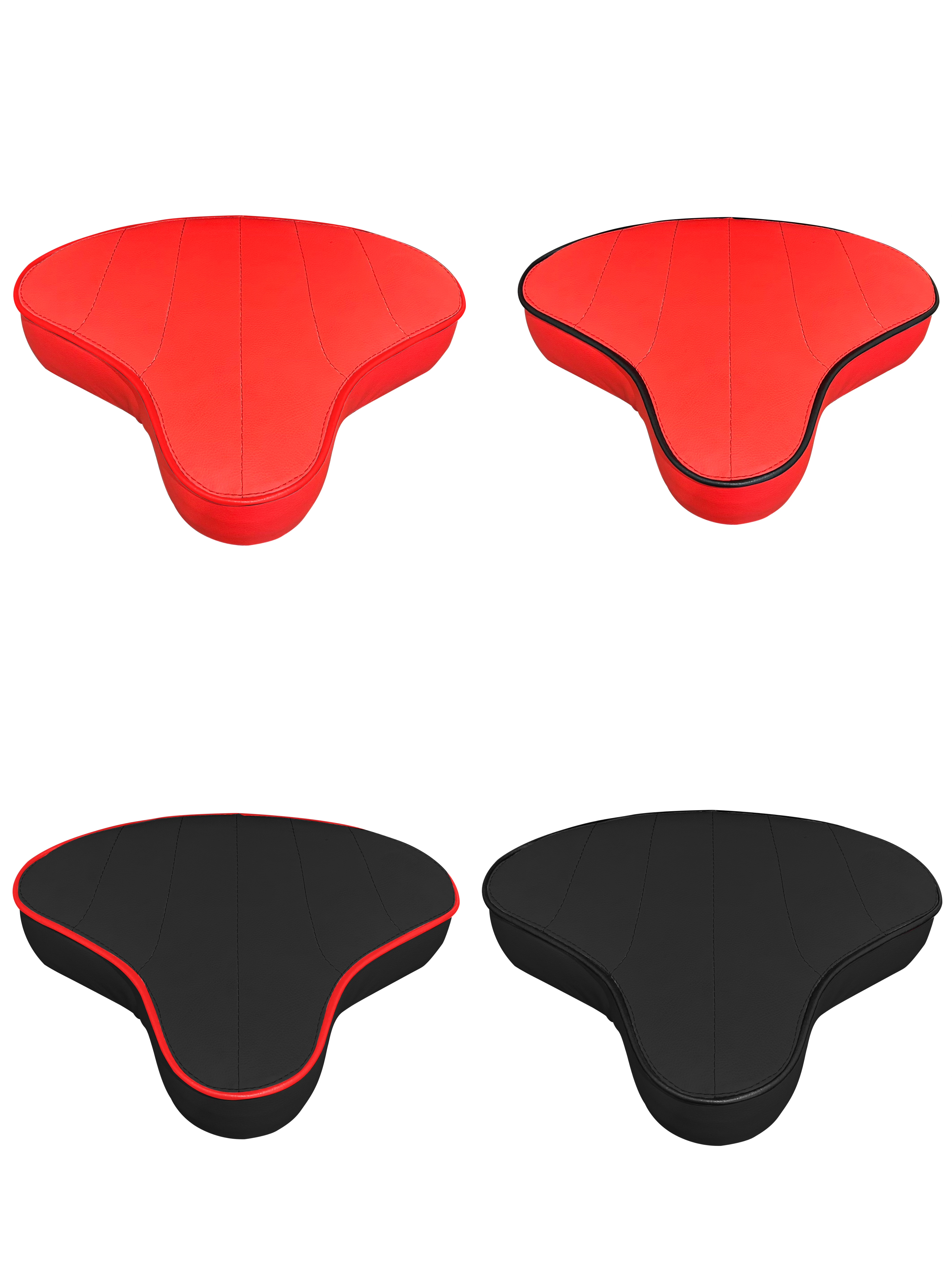 Siège noir rouge