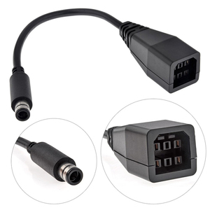 Xbox için 360 yağ to Xbox360 E 360E konsol AC güç kaynağı dönüştürücü kablosu - Product Image 6