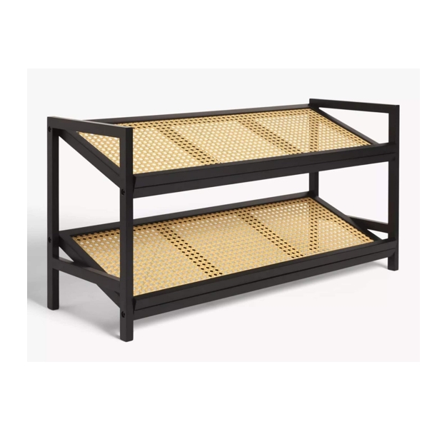 Stackable Bamboo Shoe Rack