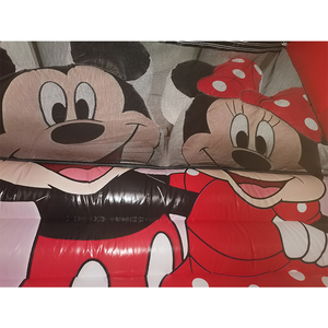 2025 commerciale gigante esterno bandiera in Pvc gonfiabile Mickey scivolo pallone gonfiabile per bambini e adulti - Product Image 4