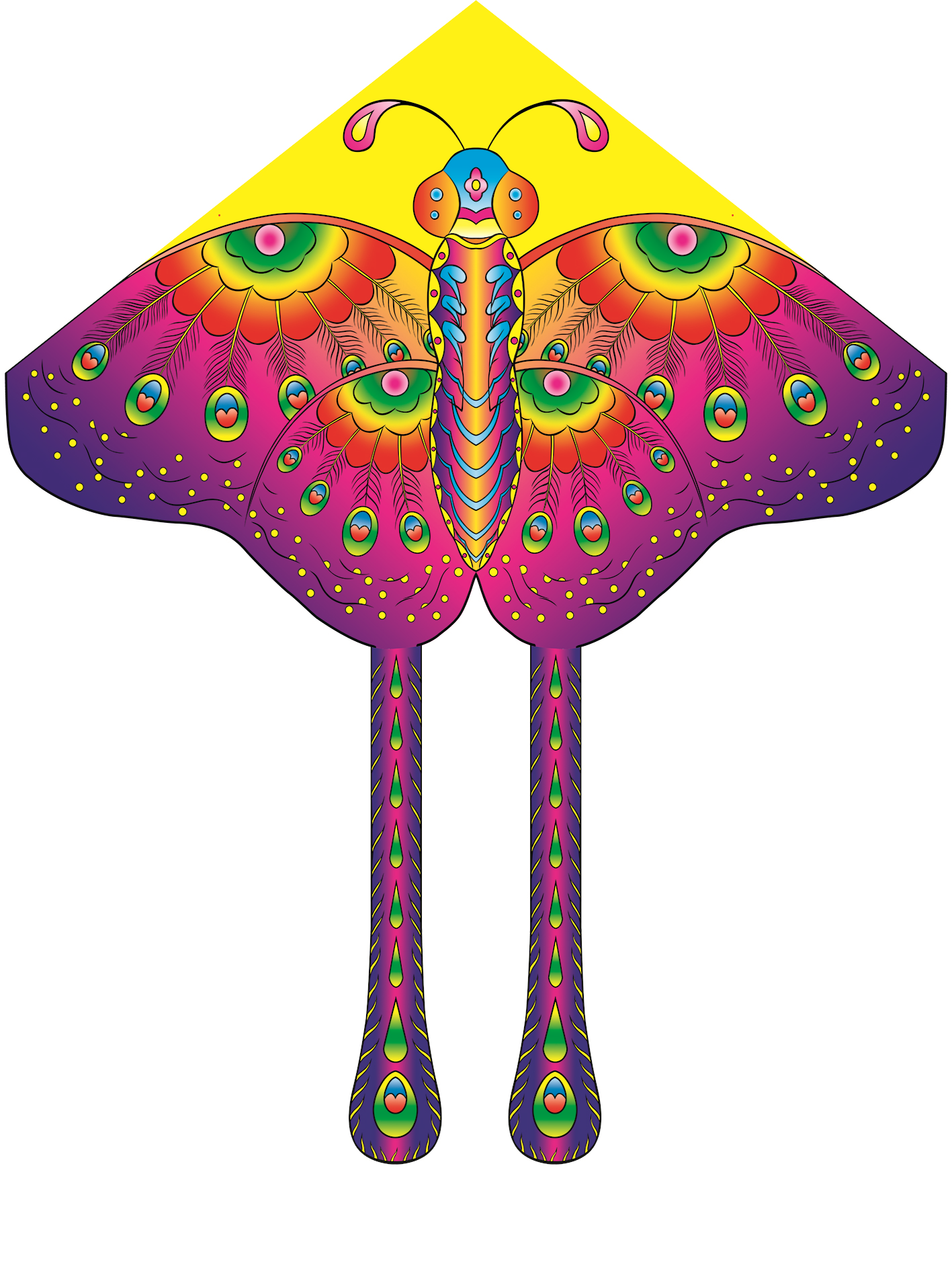 Mariposa de 1,5 m de ancho