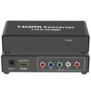 ตัวแปลงสัญญาณ HDMI แบบ RCA RGB คอมโพเนนต์รองรับวิดีโอ HD สำหรับ DVD PSP XBOX PS2ไปยังจอภาพ HDTV และโปรเจคเตอร์