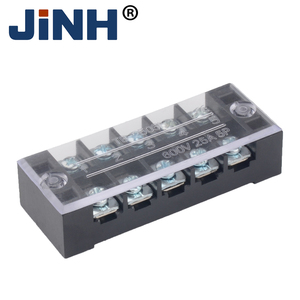 JINH Werks hersteller TB Barrier <span class=keywords><strong>Terminal</strong></span> Block Messings ch raube der TB-Serie <span class=keywords><strong>25A</strong></span> 5Pin Feste feuer hemmende Klemmen blöcke