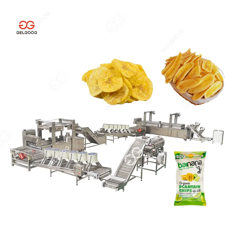 Ligne de Production de Chips de banane friteuse entièrement automatique, Machine de fabrication de Chips de plantes frites