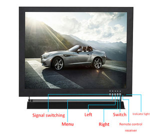 10インチTFT LED BNCモニタータッチスクリーン付きIPSパネル内蔵スピーカー新しいHD 10.4インチCCTVモニター - Product Image 4