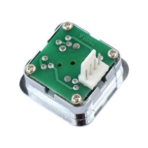 Кнопка лифта металлическая квадратная кнопка без Брайля - Product Image 4