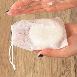 Заводская прямая белая веревочная сетка для мытья лица - Product Image 1