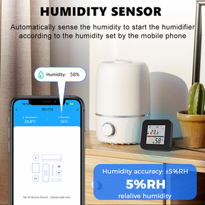 Tuya 3 in1Универсальный инфракрасный Wi-Fi умный пульт дистанционного управления с регулировкой температуры и влажности с ЖК-экраном работает с Alexa - Product Image 5