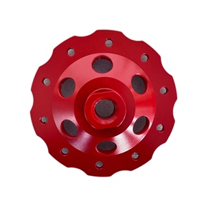 Chất lượng cao 5 inch v-loại phân khúc công cụ kim cương bê tông Mài bánh xe cho mài đá cẩm thạch <span class=keywords><strong>Granite</strong></span> sàn đá - Product Image 2