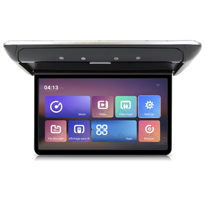 Pantalla LCD IPS de 14 pulgadas para coche, Monitor Android, reproductor MP5, montaje en techo, entrada HD de TV de techo abatible para autobús - Product Image 1