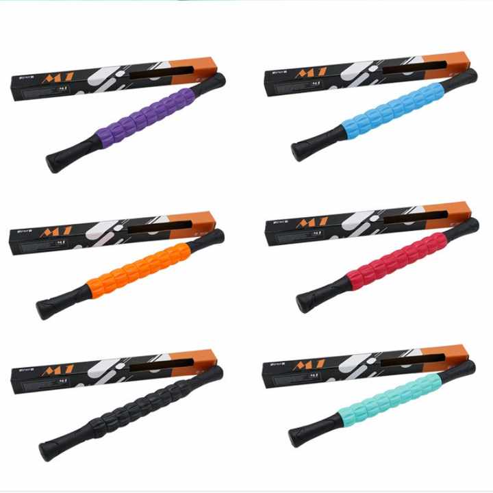 Masajeador de músculos con rodillo de masaje para aliviar el dolor de cuerpo completo, relajante, liberación miofascial, gatillo profundo en piernas, brazos, espalda