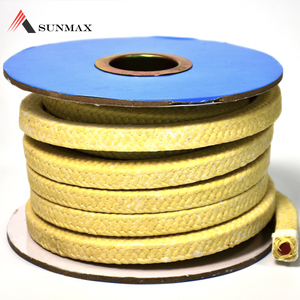 <span class=keywords><strong>PTFE</strong></span>と潤滑剤を含浸させたシリコンゴムコアを備えたアラミド繊維パッキング