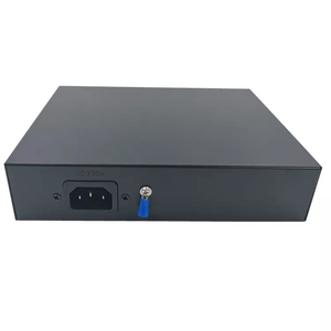 Inyector POE pasivo negro de 8 puertos 10/100 Mbps Power Ethernet Transceptores de fibra óptica para cámara IP VOIP WiFi AP PoE Patch Panel - Product Image 5