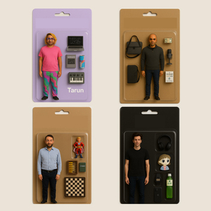 OEM Custom Chatgpt AI Intelligence Toy Figure Starter Pack and Doll Box Suit Customizable Action Figure