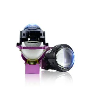 DRL、ユニバーサルカー用ランニングライトスーパーブライトBiLedプロジェクター最新のProjwaterproof Outdoorource Star 12V 64 5000K 3300lm - Product Image 1