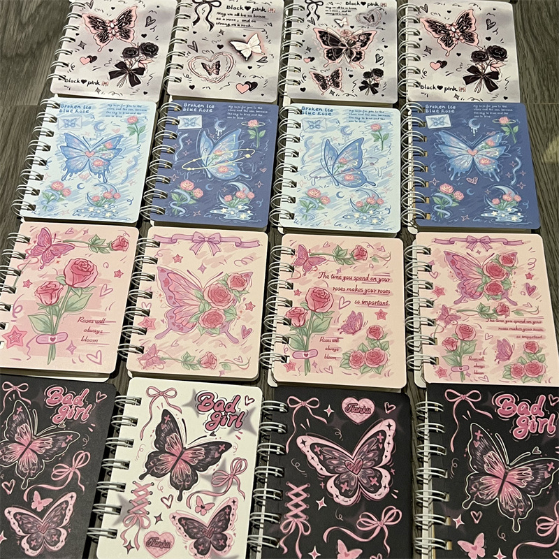 butterfly style mixed hair