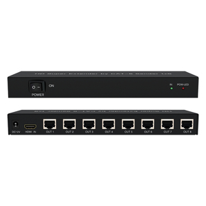HD 60m Extender POE Power Supply 1x8 <strong>Input</strong> 8 <strong>Output</strong> for <strong>HDMI</strong> Video Splitters Converters 1080P Resolution No Compression No Delay - Product Image 6