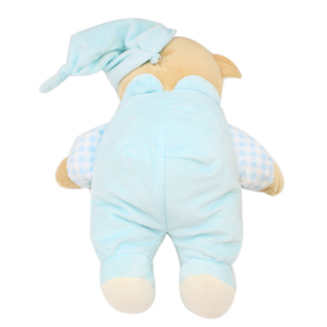 眠っているテディベアブルー25 CMの長さのぬいぐるみ赤ちゃんのための幼児製品