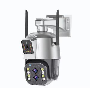 2022 новейшая СВЕТОДИОДНАЯ камера IP56 1080p объектив 3,6 мм/12 мм с двойным фокусным расстоянием и датчиком для наблюдения за домом - Product Image 1