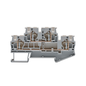 Factory Wholesale STTB4 <strong>Double</strong> <strong>Layer</strong> <strong>Spring</strong> Cage Wire Connector <strong>Terminal</strong> <strong>Block</strong> 2.5 square mm 32A 500V 24-10AWG - Product Image 4