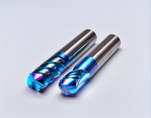 قاطع طحن CNC 4 فلوت عالي الدقة 65 درجة مطحنة نهاية كربيد صلبة مع OEM قابلة للتخصيص - Product Image 2