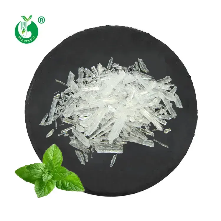 Vente en gros de saveurs comestibles de haute qualité Menthe cristal menthol naturel pur