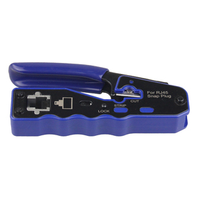 เครื่องมือ Crimper แบบผ่าน RJ45,เครื่องตัดคีมย้ำเครือข่ายอีเธอร์เน็ต Crimper EZ สำหรับ Cat6a Cat5 - Product Image 1