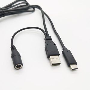 ที่ชาร์จแบบกำหนดเองซีรีย์พาวเวอร์แยกชายประเภทต่อ DC 1ถึง2 USB A ตัวแยกสาย USB - Product Image 2