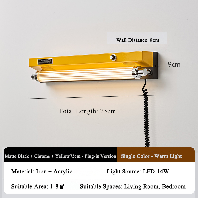 Amarillo 75cm - Versión Enchufable