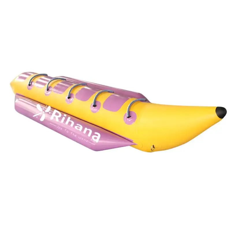 بيع بالجملة لعبة نموذج هوائي نفخ الموز سبليت المياه معدات ركوب الأمواج الحديقة المائية التجارية للبيع