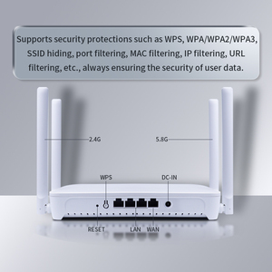 WIFI 6 ax1500 m Dual-Band 1500Mbps Router WIFI Wireless con funzioni VPN WEP crittografia per uso aziendale