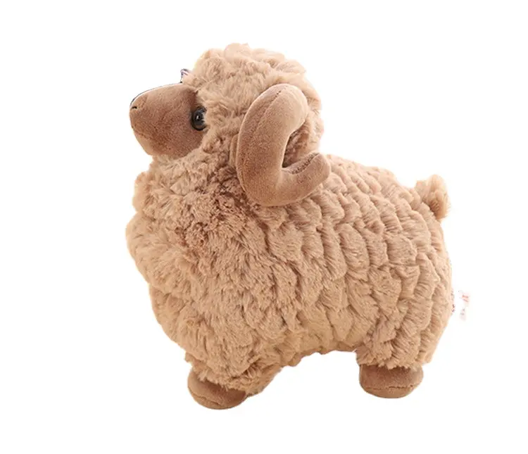 Fabricant Jouet en peluche personnalisé super doux mouton debout jouet en peluche animal en peluche chèvre jouet