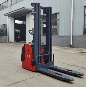 Elektrikli istifleyici 2 ton 4400lbs kapasite maks. Kaldırma yüksekliği 5M akülü stand-on istifleyici elektromanyetik frenleme ile - Product Image 5
