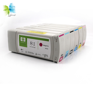 Bir kez kullanım ile HP için çip 81 uyumlu boya mürekkep HP için kartuş Designjet 5000 5500 5000ps 5500ps yazıcı - Product Image 3
