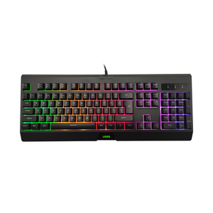 Diseño fino, personalizado, idioma global, ordenador, oficina, 104 teclas, teclado con cable - Product Image 1