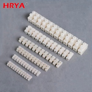 Din Rail <strong>Terminal</strong> <strong>Block</strong> 300V Rated Voltage <strong>Spring</strong> Type PA Brass Material Includes Plug-In Feed Through Fuse <strong>Block</strong> Features - Product Image 4