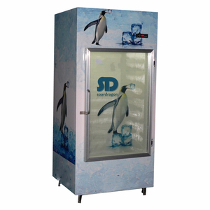Soardragon <strong>Ice</strong> <strong>Cube</strong> <strong>Display</strong> Merchandiser Packaged <strong>Ice</strong> Box Freezer Bagged <strong>Ice</strong> Storage Bin for Supermarket Use