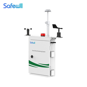 SAFEWILL ES80A-Y8 PM10 PM2.5 TSP Wind Speed Wind Direction Noise Dust Concentration Measuring Environmental <strong>Testing</strong> Station - Product Image 2