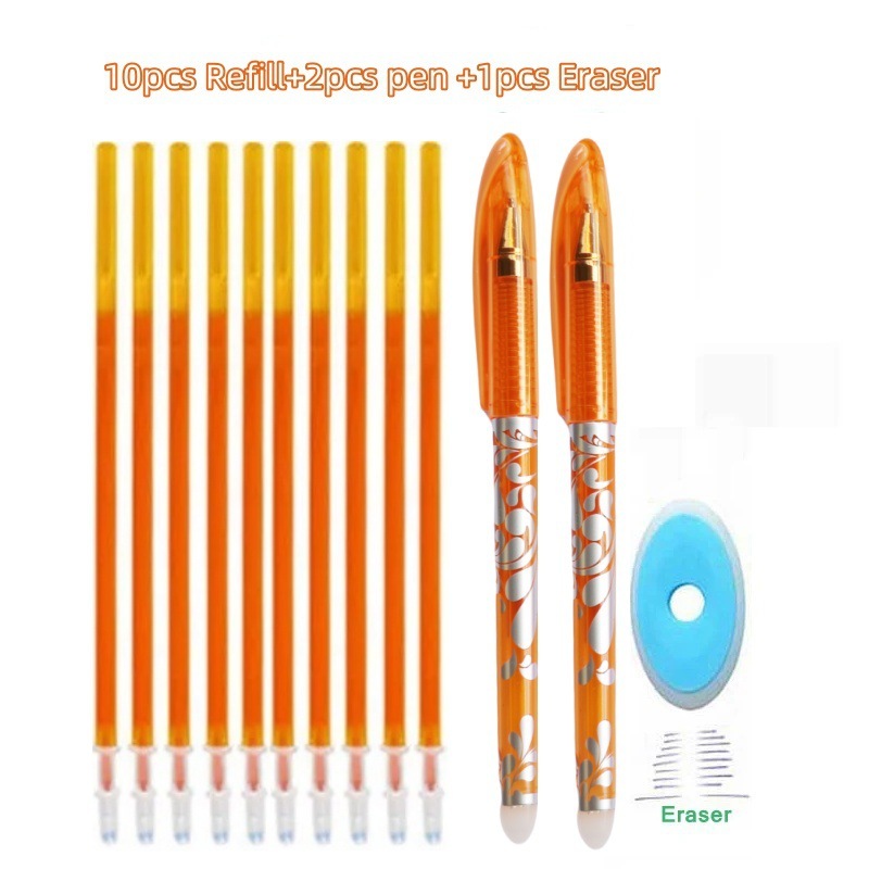 1 arancia-2 penne + 10 ricarica + 1 gomma