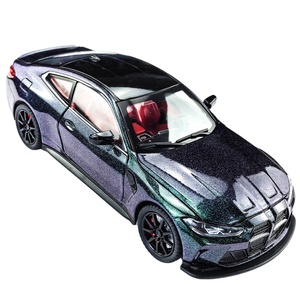 JCJ 24322 kutu ile 1/24 M4 geri çekin ses güvenlik araba Diecast simülasyon alaşım araba modeli dekorasyon koleksiyonu çocuk Boy hediye KMM - Product Image 1