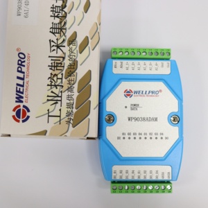 6AI 4DI 4DO 0-20MA 4-20MA Módulo de entrada y salida digital de entrada RS485 MODBUS RTU Comunicación WP9038ADAM WELLPRO - Product Image 6