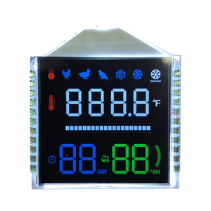 Schermo LCD personalizzato sfondo nero con retroilluminazione bianca 4 cifre 7 segmento Display LCD - Product Image 1