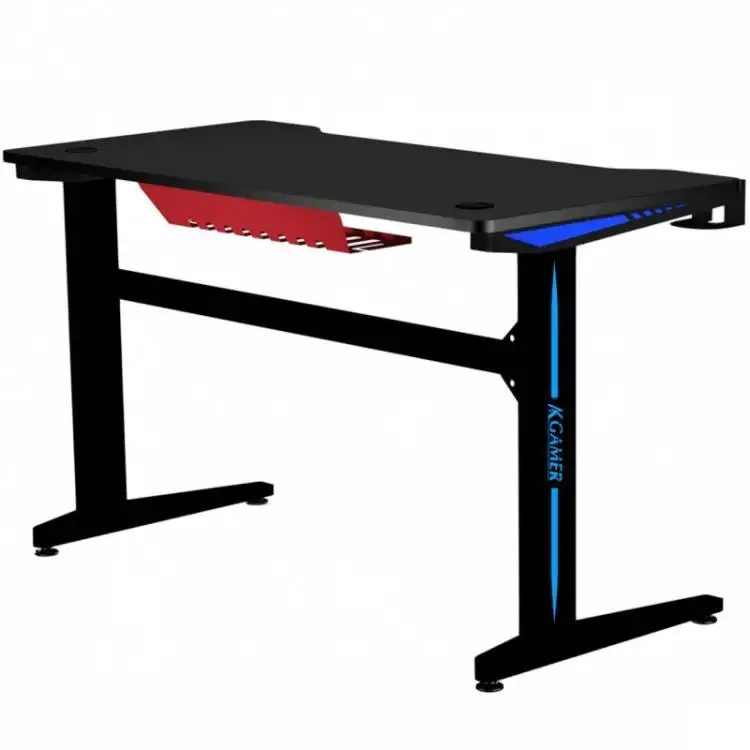 Young and cool black and red wholesale gaming computer racing pc table